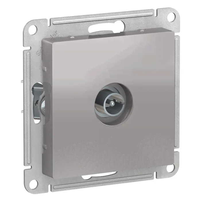 Механизм TV розетки Schneider Electric AtlasDesign ATN000393 алюминий