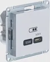 Зарядное устройство USB Schneider Atlas Design, USB-C, 65Вт (Белый)
