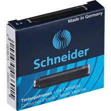 Чернила в патронах Schneider черные (6 штук в упаковке), 78171