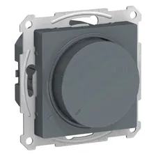 Светорегулятор поворотно-нажимной Schneider Electric Atlas Design 315 Вт, грифель ATN000734