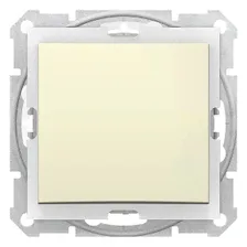 Выключатель одноклавишный в рамку бежевый IP44 Sedna Schneider Electric