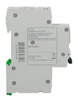 Дифференциальный автомат Schneider Electric Easy 9 С 16А 30mA тип АС-3