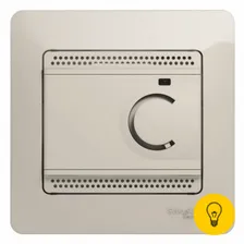 Терморегулятор для теплого пола(в сборе), Молочный, серия Glossa, Schneider Electric