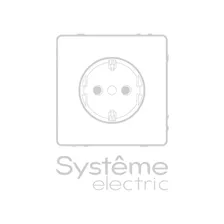 Розетка компьютерная RJ45, 6A, Systeme Electric (Schneider Electric) AtlasDesign белый ATN000186