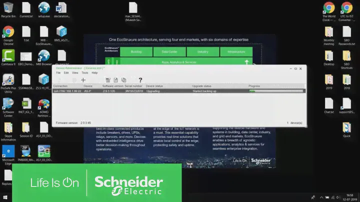 How to Upgrade SmartX Server (AS-P) Using Network | Schneider Electric Support