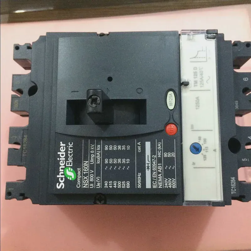 Автоматические выключатели Schneider electric COMPACT NSX в формованном корпусе MCCB NSX160N 3P3D 4P3D TM80D-TM160D 50KA при 380/415 В LV430840-0