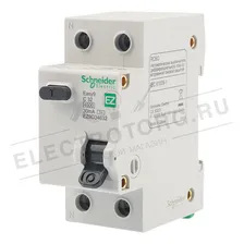 Автоматический выключатель дифференциального тока 2Р 32А 30мА 4,5кА (C) Easy9 Schneider Electric