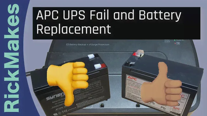 APC UPS Fail and Battery Replacement