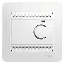 Термостат для теплого пола Schneider Electric GLOSSA, с датчиком, скрытый монтаж, белый, GSL000138