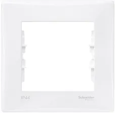 Рамка 1-ая Schneider Electric Sedna Белый SDN5810121 IP44