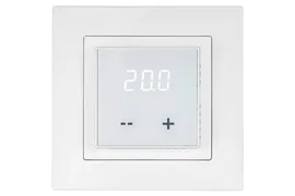 Терморегулятор Wi-Fi HVAC x4.44 сенсорный программируемый в рамки Schneider Electric Atlas Design, 16А, белый