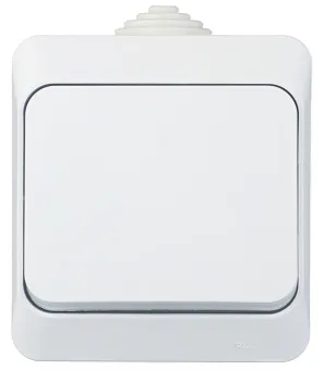 Выключатель одноклавишный о/у IP 44 Schneider Electric Этюд белый