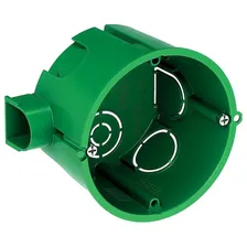 Подрозетник для сплошных стен D65*45 зеленый, SCHNEIDER ELECTRIC IMT351001