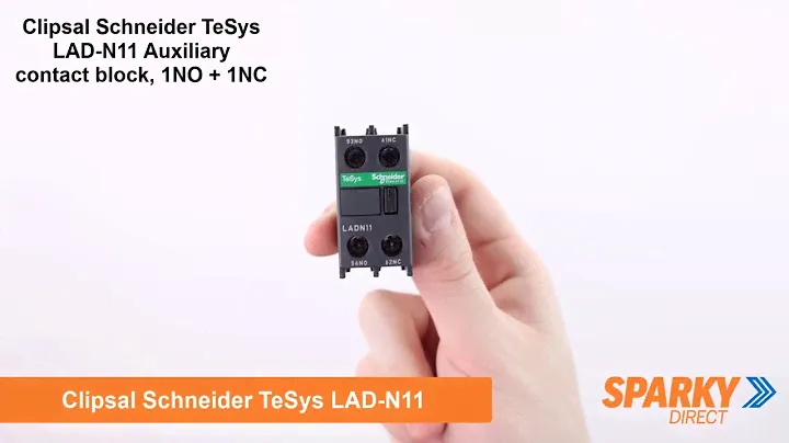 Clipsal Schneider TeSys LAD-N11 | Auxiliary contact block, 1NO + 1NC