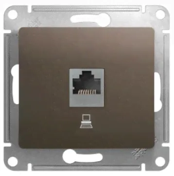 Механизм компьютерной розетки Schneider Electric Glossa GSL000881K-0