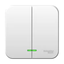 Выключатель Schneider Electric, 2кл., белый