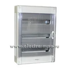 Е4036. Бокс PRA29318 Pragma навесной 3 ряда 54 модуля IP40 (Schneider Electric)