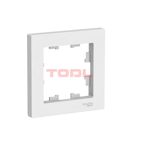 AtlasDesign Белый Рамка 1 постовая Schneider Electric ATN000101-0