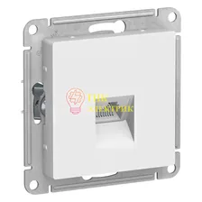 ATN000181 РОЗЕТКА телефонная RJ11, механизм, БЕЛЫЙ Schneider Electric Atlas Design