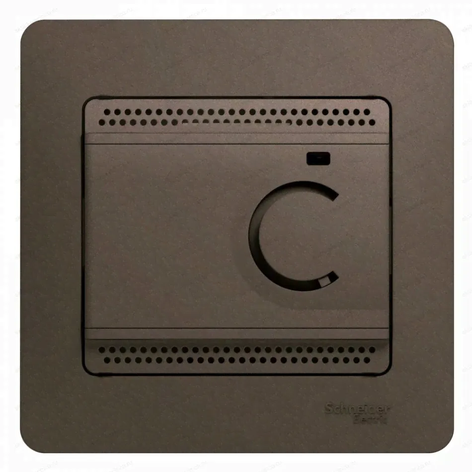 GSL000838 Терморегулятор для тёплого пола Schneider Electric Glossa, шоколад-4