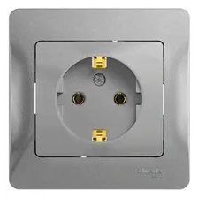 Розетка Schneider Electric Glossa Алюминий GSL000342 IP20