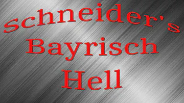 Beer Review №380 - Perfectdraft - Germany - Schneider's Bayrisch Hell - Schneider's Landbrauerei