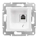 Розетка 1xRJ11 Schneider Electric SEDNA, белый, SDN4101121
