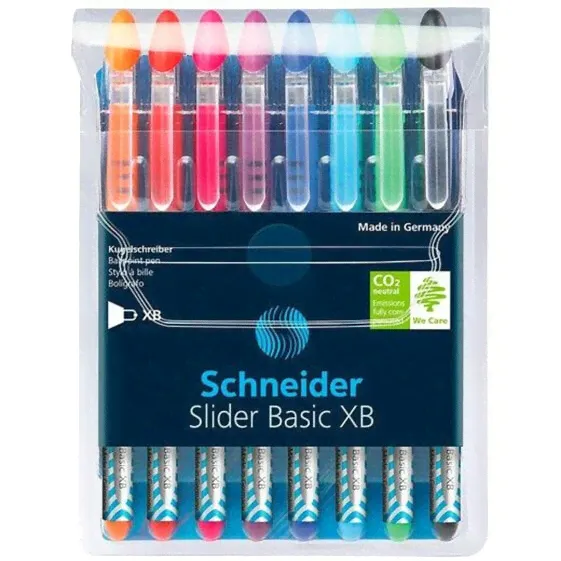 Ручки для школы SCHNEIDER Slider Basic XB Разноцветный 8 Предметов-0