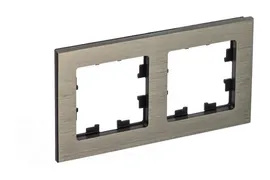 Рамка Schneider Electric Atlas Design Nature на 2 поста, латунь ATN312202