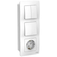 Блок розетка+выключатель Schneider Electric Blanca