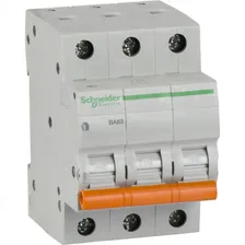 Автоматический выключатель 3P 63А BA63 4,5kA С Schneider Electric Домовой