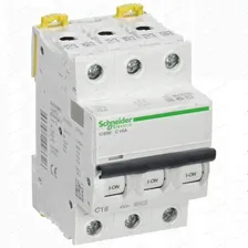 Автоматический выключатель трехполюсный 63А С iC60N A9F79363 Schneider Electric