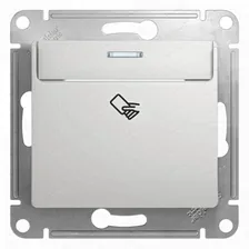 Выключатель карточный алюминий Glossa Schneider Electric GSL000369