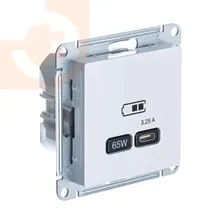 Розетка USB С, 65В, лотос, Atlas Design, пр-во Schneider Electric