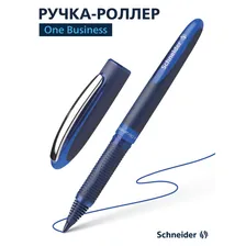 Ручка шариковая роллер, 0,5 мм, синяя, "One Hybrid C", Schneider, 183103