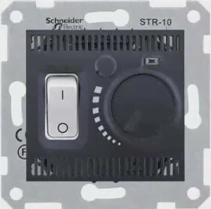 Терморегулятор для теплого пола , Графит, серия Sedna, Schneider Electric-0