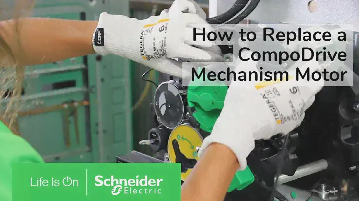 How to Replace a CompoDrive Mechanism Motor in SF6-free MV | Schneider Electric Support