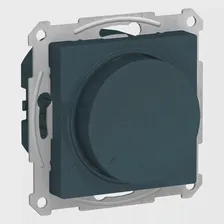 Светорегулятор поворотно-нажимной 400Вт LED (универсальный) , Изумруд, серия Atlas Design, Schneider Electric ATN000823