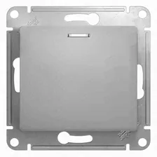 Выключатель трехклавишный алюминий Glossa Schneider Electric GSL000331