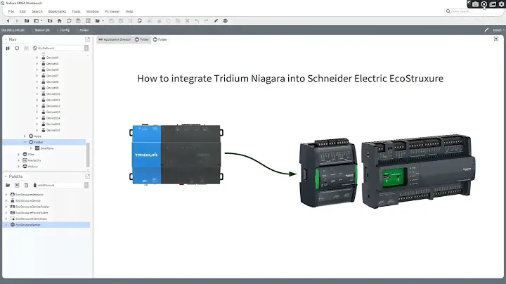 How to integrate Tridium Niagara into Schneider Electric EcoStruxure