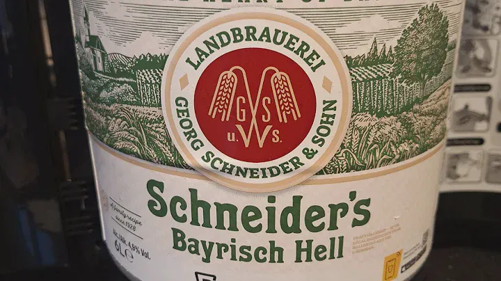 Schneider's Bayrisch Hell 4.9% GERMANY 🇩🇪 Perfectdraft