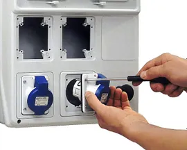 Schneider Electric Kaedra Щит 12 модулей + 6 отверстий IP65