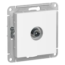 Розетка TV проходная Systeme Electric (Schneider Electric) AtlasDesign 4DB, шампань ATN000592