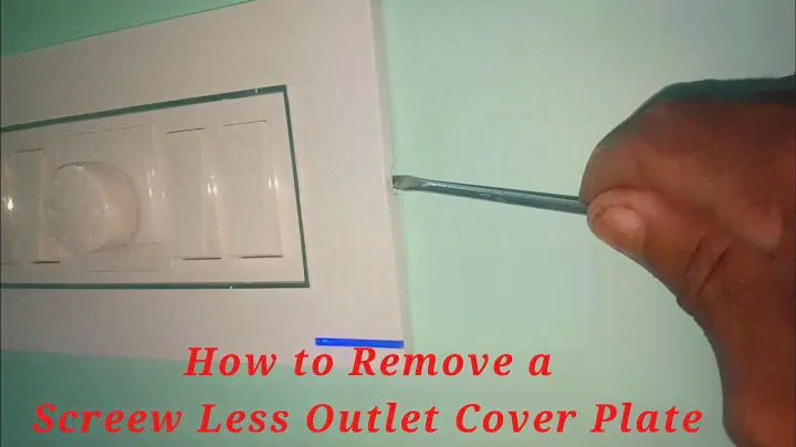 Right way to remove modular switches cover plate | मॉड्यूलर कवर प्लेट निकालने का सही तरीका