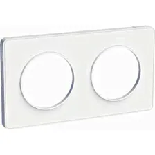 Рамка Schneider Electric Odace Белый 2-постовая S52P804