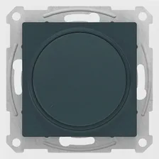 Светорегулятор поворотно-нажимной 630Вт LED (универсальный) , Изумруд, серия Atlas Design, Schneider Electric ATN000836