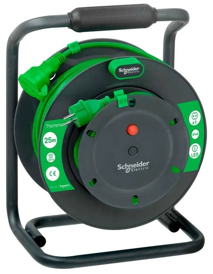 Удлинитель катушечный Schneider Electric Thorsman 1 роз 25м 3х1.5 IP44