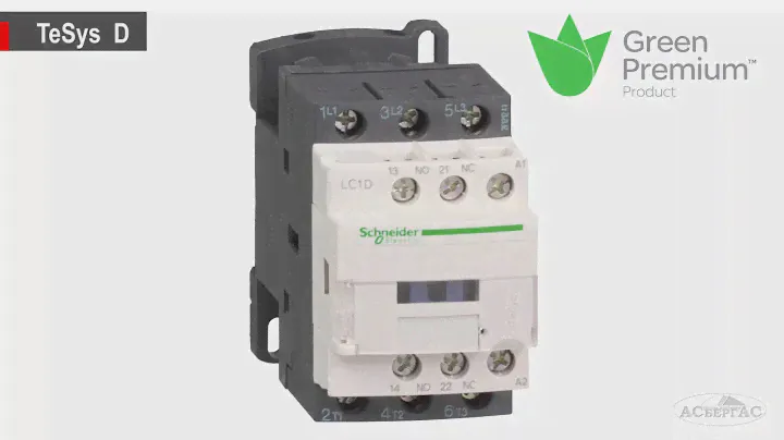 Обзор модульного контактора LC1D12M7 (3 полюса, 3НО) от Schneider Electric