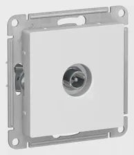 Розетка ТВ оконечная , Белый, серия Atlas Design, Schneider Electric ATN000191