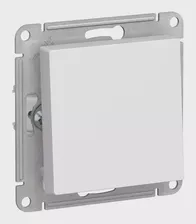 Выключатель 1-клавишный Schneider Electric ATLASDESIGN, скрытый монтаж, белый ATN000111